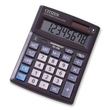 Kalkulačka stolní CITIZEN SD-208 (kalkulátor stolní)