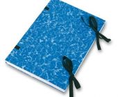 Spisové desky knihařsky potažené A4 modré