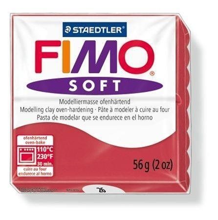 FIMO soft višňově červená 56g