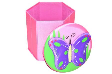 Box skládací motýl 30cm na hračky sedátko