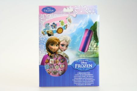 Výroba náramků Frozen-Ledové království