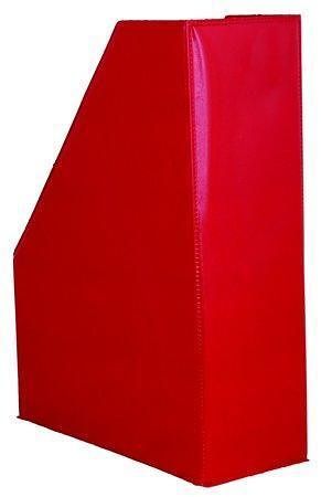 Stojan na časopisy červeny PVC 95mm VICTORIA