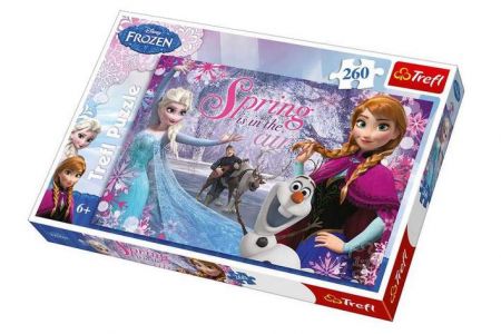 TREFL Puzzle Ledové království Frozen 260 dílků 60x40cm v krabici