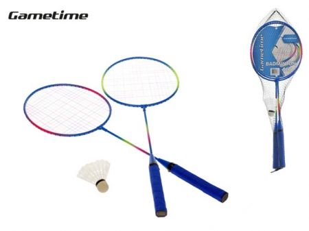 Gametime badmintonové rakety 62,5cm 2ks s košíčkem v síťce