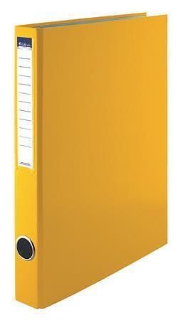 Pořadač čtařkroužkový žlutý 35mm A4