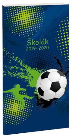 Diář  Školák Football 3 STIL 2019-2020