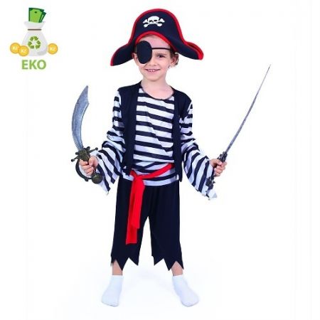 Kostým pirát dětský S EKO