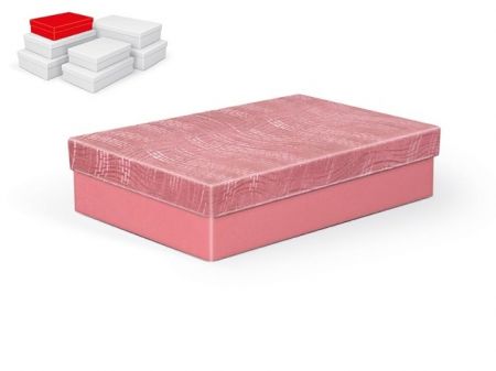 Krabice dárková 26x17x6cm - růžová
