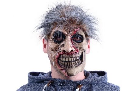 Maska Halloween zombie