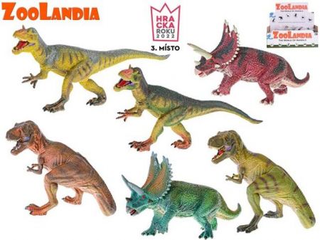 Zoolandia dinosaurus 20-30cm, 3 druhy, 2 barvy