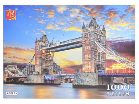 Puzzle 70x50cm London bridge 1000 dílků