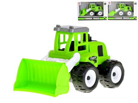 Traktor 15-16cm na setrvačník, 3 druhy, v krabičce