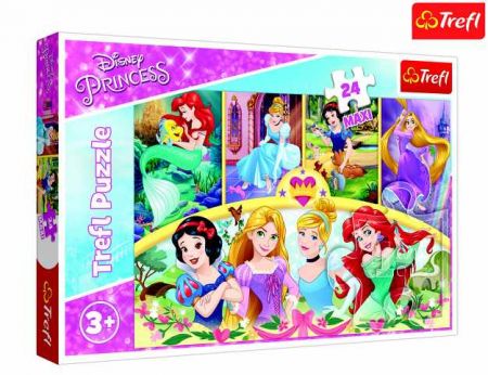Trefl Puzzle 24 Maxi Kouzlo vzpomínek Disney Princess