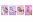 Poznámkový blok/notes mořská panna kroužkový linkovaný 48 stran se zámkem 4 barvy 14x18cm 