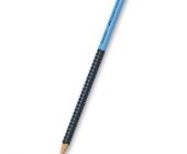 Grafitová tužka Faber-Castell Grip 2001 Two Tone tvrdost HB, černá/modrá