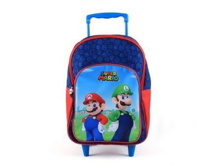 Školní batoh na kolečkách SUPER MARIO