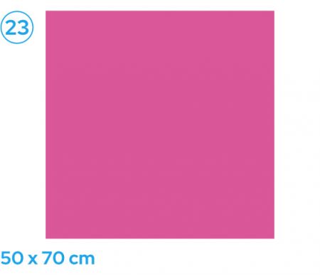 Papír barevný 50 x 70cm růžový tmavě