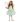 Dětský kostým tutu sukně květinová víla Zvonilka s hůlkou a křídly e-obal