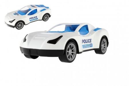 Auto policie sportovní plast 16x38cm na volný chod v síťce
