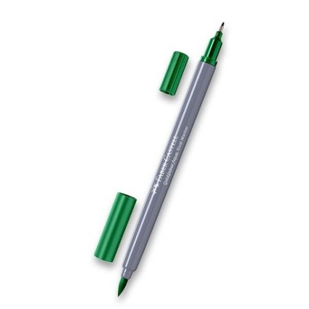 Popisovač Faber-Castell Goldfaber Aqua Dual Marker smarag. zelená, 163