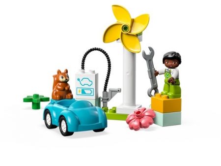 LEGO 10985 Větrná turbína a elektromobil
