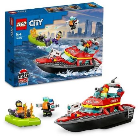 LEGO 60373 Hasičská záchranná loď a člun