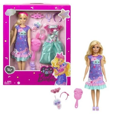 Barbie MOJE PRVNÍ BARBIE PANENKA DEN A NOC - FIALOVÁ
