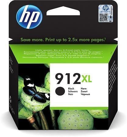 3YL84AE Inkoustová cartridge HP 912XL, do tiskárny OfficeJet 8023 All-in-One, černá, 825 s