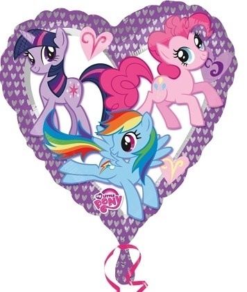 Balónek foliový My Little Pony srdce