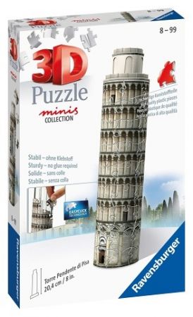 Puzzle 3D Mini budova - Šikmá věž v Pise 54 dílků