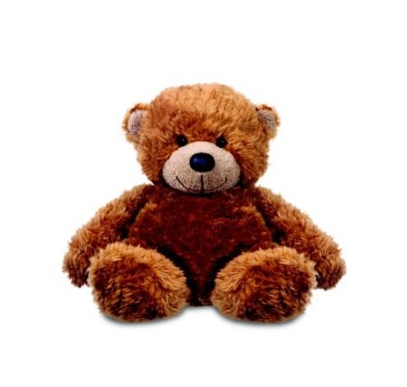 Plyšový medvěd sedící Bonnie hnědý 23 cm
