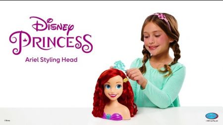 Princezny česací hlava Ariel