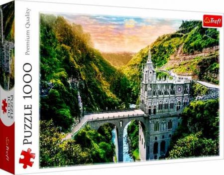 Puzzle Las Lajas Sanctuary Colombia 1000 dílků