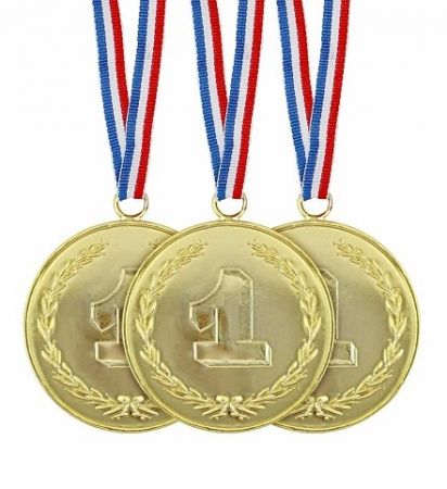 Zlatá medaile set 3 ks