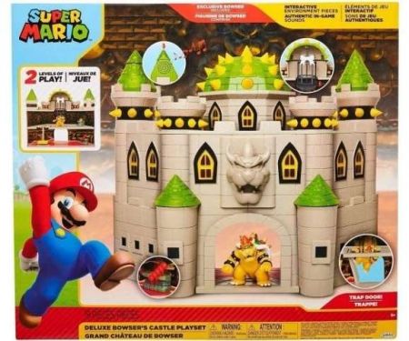 Hrací sada Super Mario a Bowser s hrad se zvukem