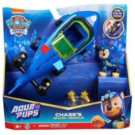 Tlapková patrola Aqua vozidla s figurkou Chase
