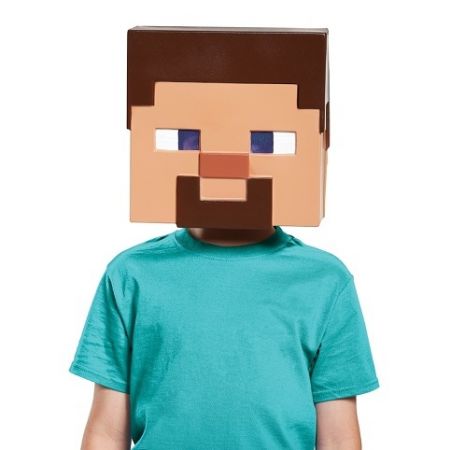 Maska Minecraft - Steve, dětská