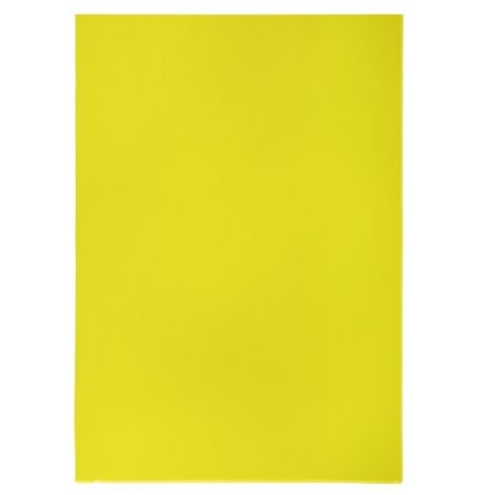 Průhledný obal A4 &quot;L&quot; PVC žlutá, 140mic.