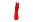 Bludišťák červený plyšový 35cm 0m+