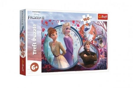 Puzzle Ledové království II/Frozen II 160 dílků 41x27,5cm v krabici 29x19x4cm