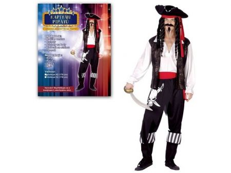 Šaty na karneval-Kapitán pirátů