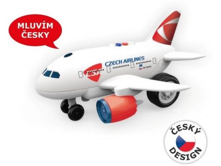 Letadlo ČSA s českám hlasem, 32cm