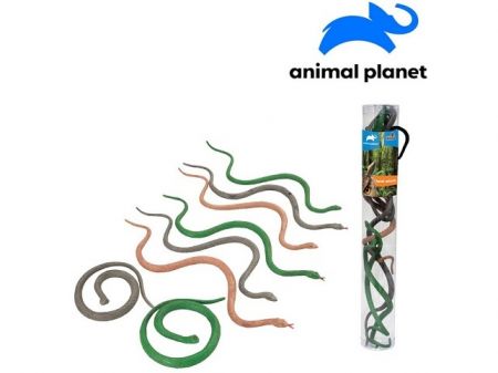 Zvířátka v tubě - hadi, 6 - 12 cm, mobilní aplikace pro zobrazení zvířátek, 8 ks