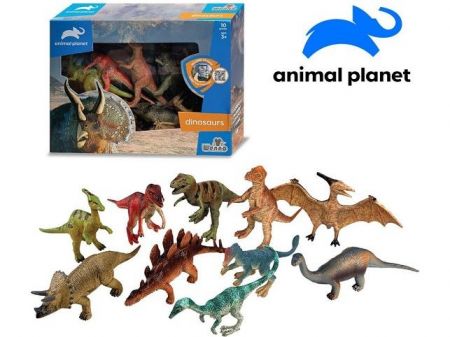 Zvířátka - dinosauři, 10 ks, 12,5 cm