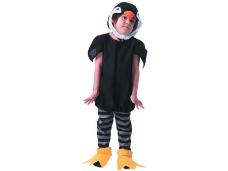 Šaty na karneval - tučňák, 80 -92 cm