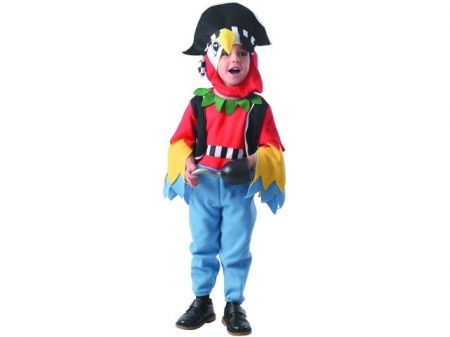 Kostým na karneval - papoušek, 92 - 104 cm