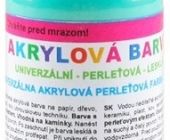 Univerzální akrylové barvy lesklé 50g, perleťové - 9. TMAVĚ ZELENÁ PERLEŤOVÁ