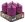 Adventní svíce válec fialový LAK 40 x 80 mm, 4 ks v sadě