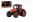 Traktor Zetor plast 9x14cm na setrvačník na bat. se světlem se zvukem v krabici 18x12x10,5