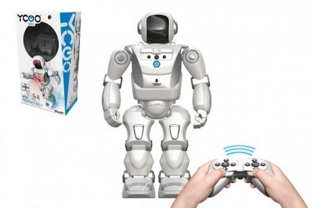 Robot A Bot X na ovládání IC plast reagující na pohyb ruky na bat. se zvukem v krabici 26x